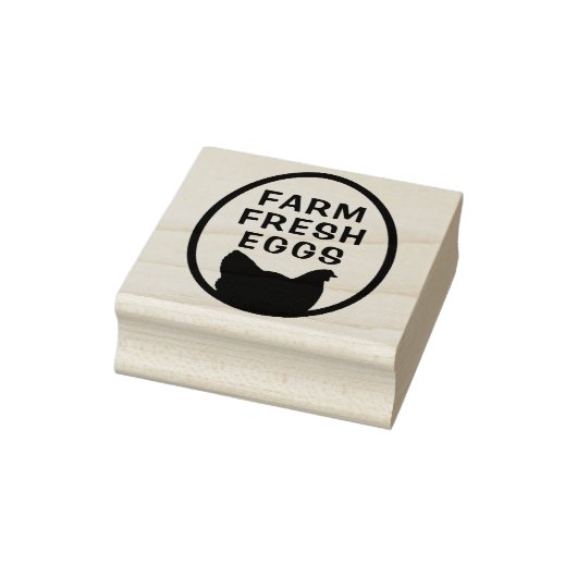 Frische Eier Gummistempel (Stempel)