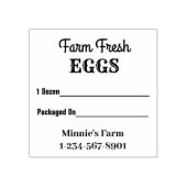 Frische Eier Holzkunst Briefmarke Gummistempel (Prägung)