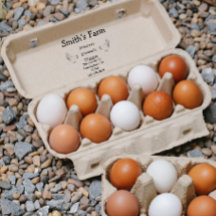 Frische Eier Hühnerplatz Briefmarke