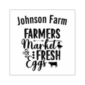 Frische Eier Karton Name hinzufügen Gummistempel (Prägung)