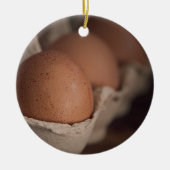 Frische Eier Keramikornament (Vorne)