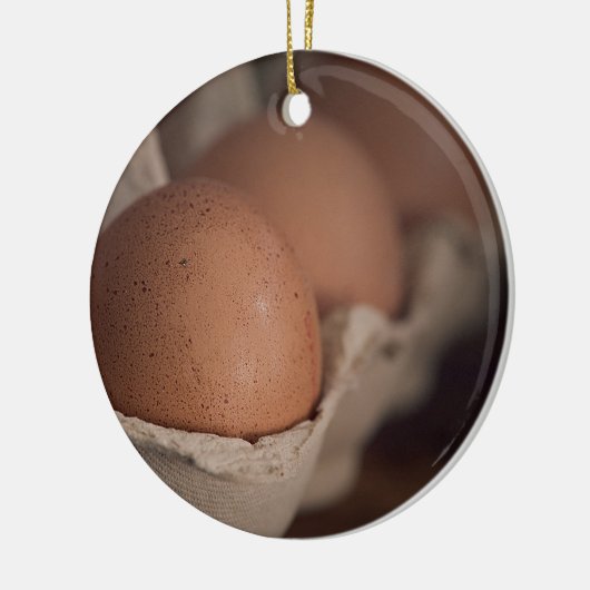 Frische Eier Keramikornament (Links)