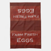 Frische Eier Küchentuch (Vertikal)