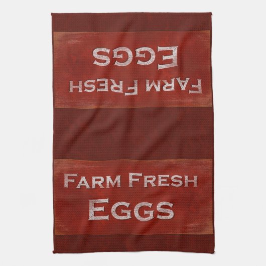 Frische Eier Küchentuch (Vertikal)