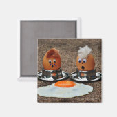 Frische Eier Magnet (Vorderseite/Rückseite)