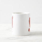 Frische Eier mit Firmenname Kaffeetasse (Mittel)