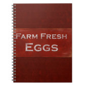 Frische Eier Notizblock (Vorderseite)