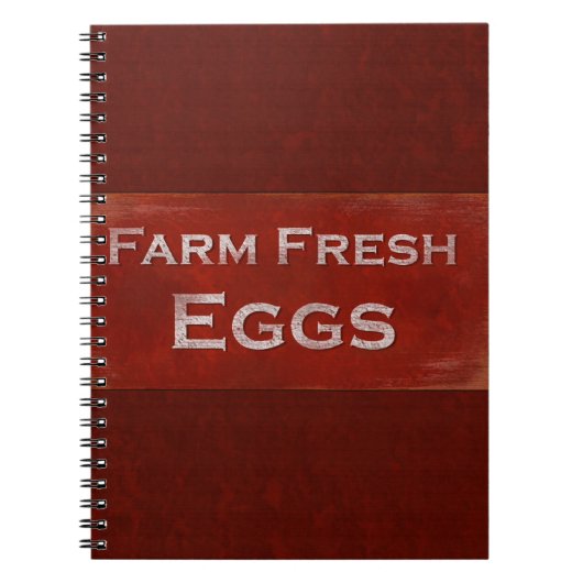 Frische Eier Notizblock (Vorderseite)