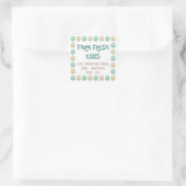 Frische Eier Quadratischer Aufkleber (Tasche)