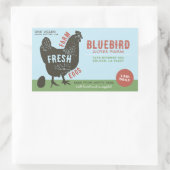 Frische Eier Rechteckiger Aufkleber (Tasche)