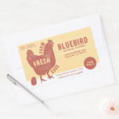 Frische Eier Rechteckiger Aufkleber (Umschlag)