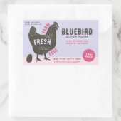 Frische Eier Rechteckiger Aufkleber (Tasche)