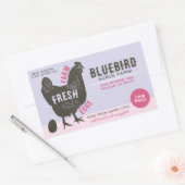 Frische Eier Rechteckiger Aufkleber (Umschlag)