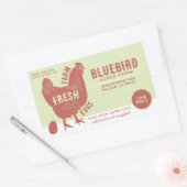 Frische Eier Rechteckiger Aufkleber (Umschlag)