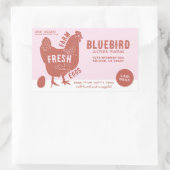 Frische Eier Rechteckiger Aufkleber (Tasche)