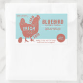 Frische Eier Rechteckiger Aufkleber (Tasche)