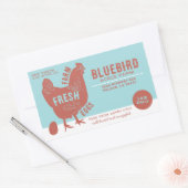 Frische Eier Rechteckiger Aufkleber (Umschlag)