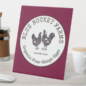 Frische Eier Sockelschild (In Situ)