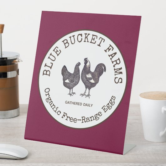 Frische Eier Sockelschild (In Situ)