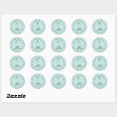 Frische Eier Umhüllte Daten Vintage Chicke Sticker (Blatt)