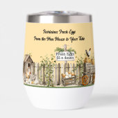 Frische Eier - vom Hennenhaus bis zum Tisch (Vorderseite)