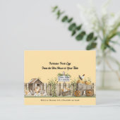 Frische Eier - vom Hennenhaus bis zum Tisch Postkarte (Stehend Vorderseite)