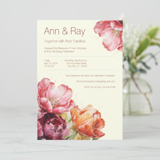 Frische Einladung (Stehend Vorderseite)