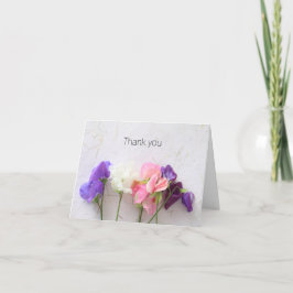 Frische Erbsen vielen Dank Dankeskarte