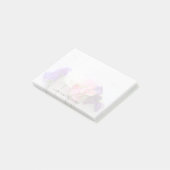 Frische Erbsenfade Post-it Klebezettel (angewinkelt)