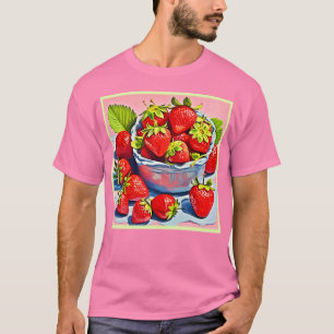 Frische Erdbeer-Schale T-Shirt