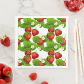 Frische Erdbeere Serviette (Beispiel)
