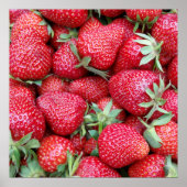 frische Erdbeeren 1 Poster (Vorne)
