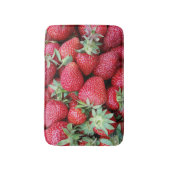 frische Erdbeeren Badematte (Vorderseite Vertikal)