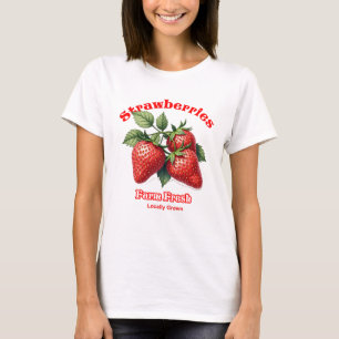 Frische Erdbeeren Bio T-Shirt