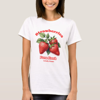 Frische Erdbeeren Bio T-Shirt