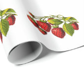 Frische Erdbeeren Geschenkpapier (Rolleneckpunkt)