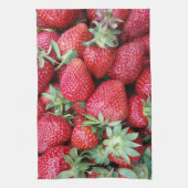 frische Erdbeeren Geschirrtuch (Vertikal)