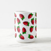 Frische Erdbeeren Kaffeetasse (Mittel)