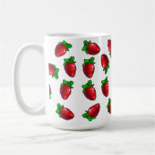 Frische Erdbeeren Kaffeetasse (Links)