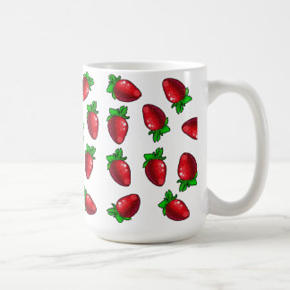 Frische Erdbeeren Kaffeetasse