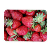 frische Erdbeeren Magnet (Horizontal)