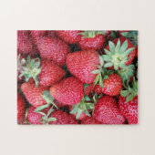 frische Erdbeeren Puzzle (Horizontal)
