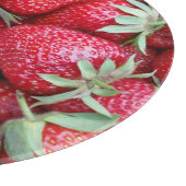 frische Erdbeeren Schneidebrett (Ecke)