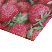 frische Erdbeeren Schneidebrett (Ecke)