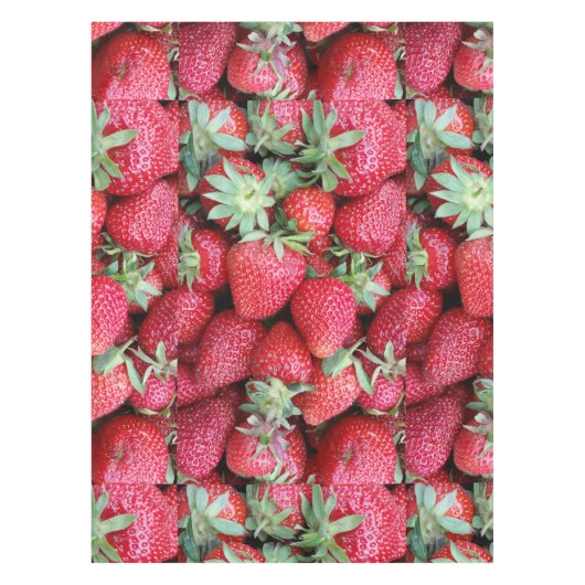 frische Erdbeeren Tischdecke (Vorderseite)