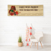 Frische Erzeugnisse aus landwirtschaftlichen Betri Banner (Insitu)