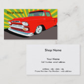 Frische Farbe Visitenkarte (Vorne/Hinten)