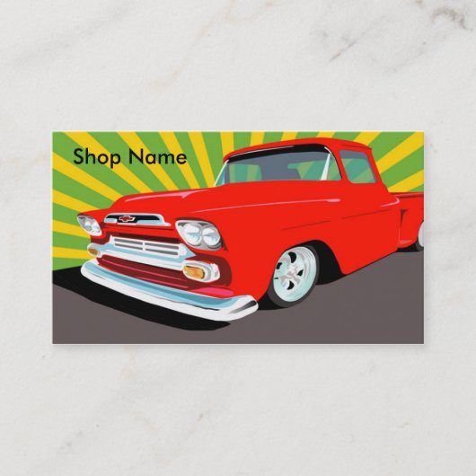 Frische Farbe Visitenkarte (Vorderseite)