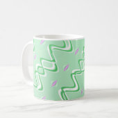 Frische Farben Fraktal Kunst Kaffeetasse (Vorderseite Links)