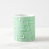 Frische Farben Fraktal Kunst Kaffeetasse (Mittel)